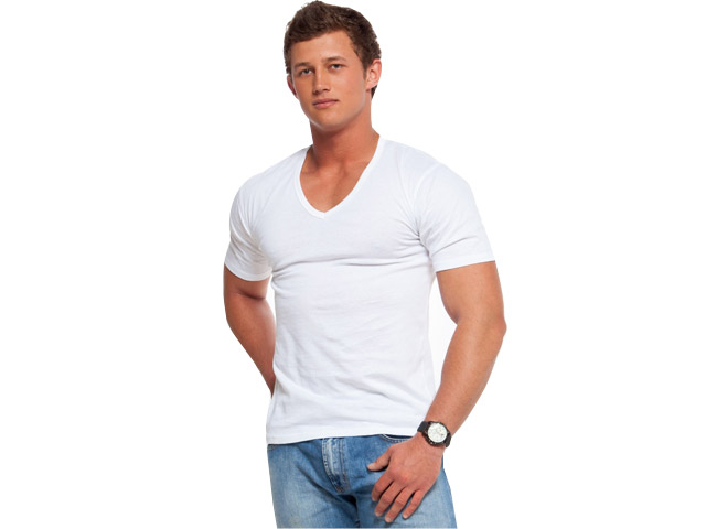 160g Unisex V - Neck T-shirt from PromoDC Demo 160g Unisex V - Neck T-shirt